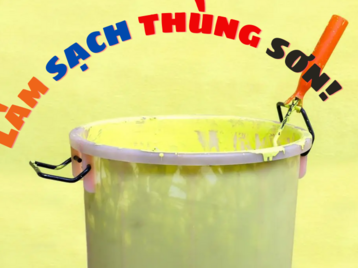 Phương pháp làm sạch vỏ thùng sơn