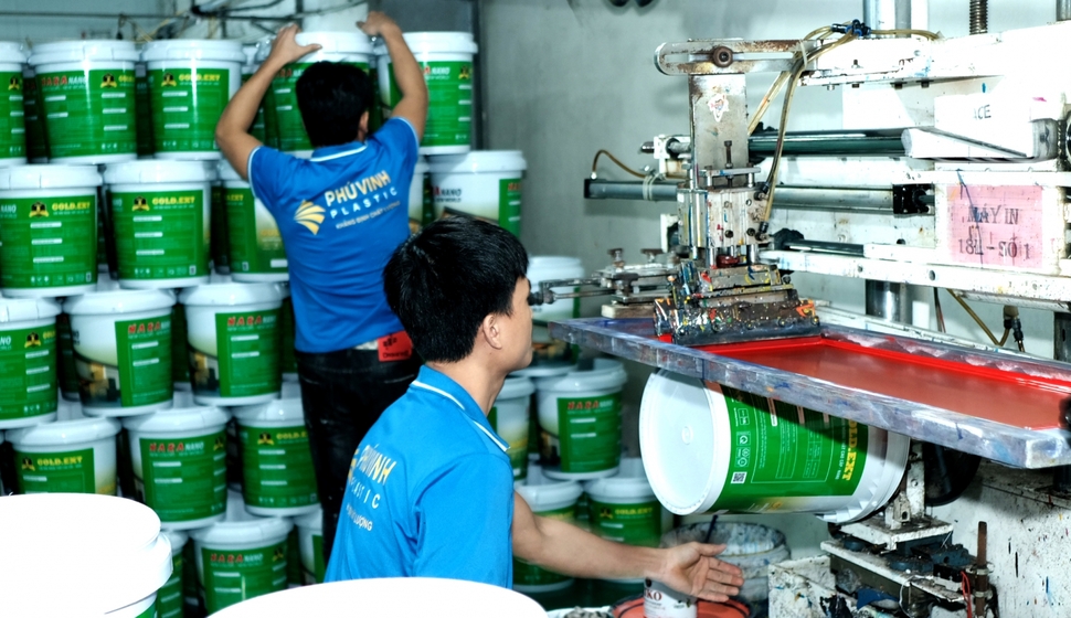 Máy in vỏ thùng sơn - công nghệ và giá cạnh tranh