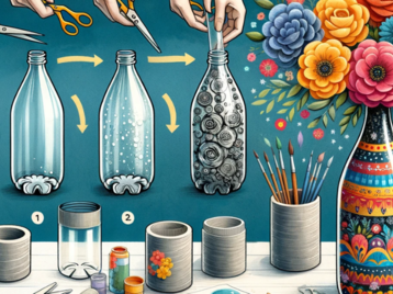 Sáng tạo đồ handmade: Cách tái chế vỏ chai nhựa