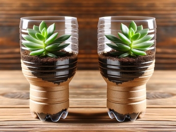 Hướng dẫn tái chế làm chậu cây từ vỏ chai nhựa
