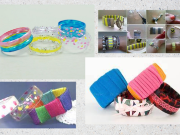 Cách tái chế vỏ chai nhựa thành vòng tay