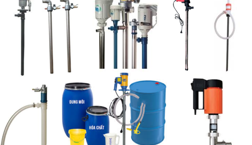 Máy bơm hóa chất từ thùng phi
