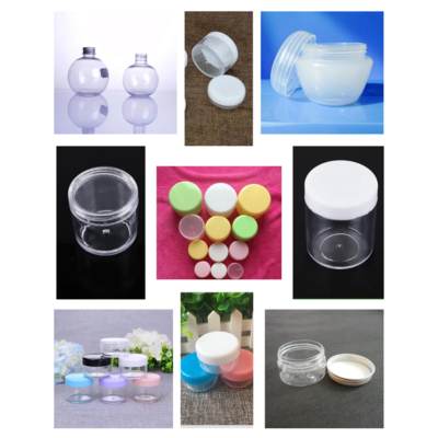 Lọ mỹ phẩm dạng tròn trong suốt