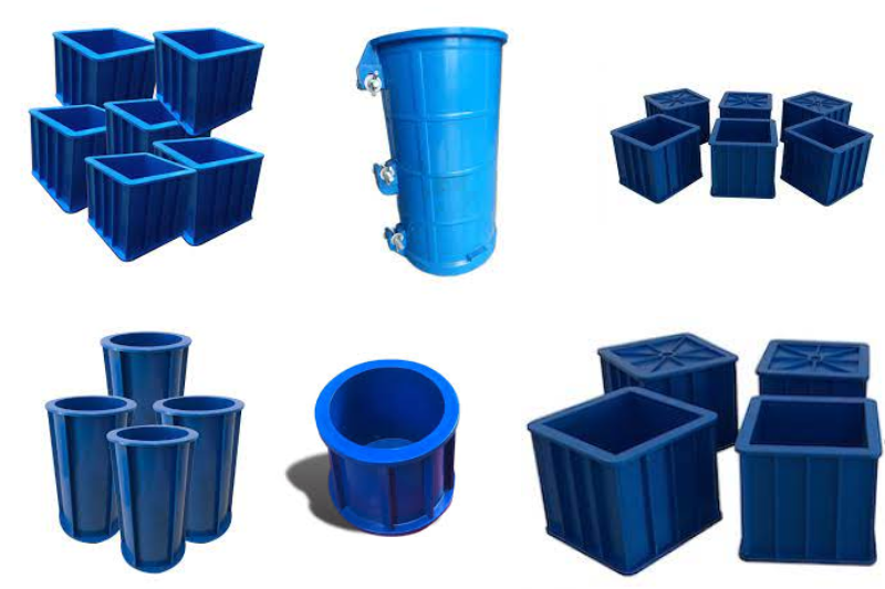 khuôn đúc mẫu bê tông bằng nhựa